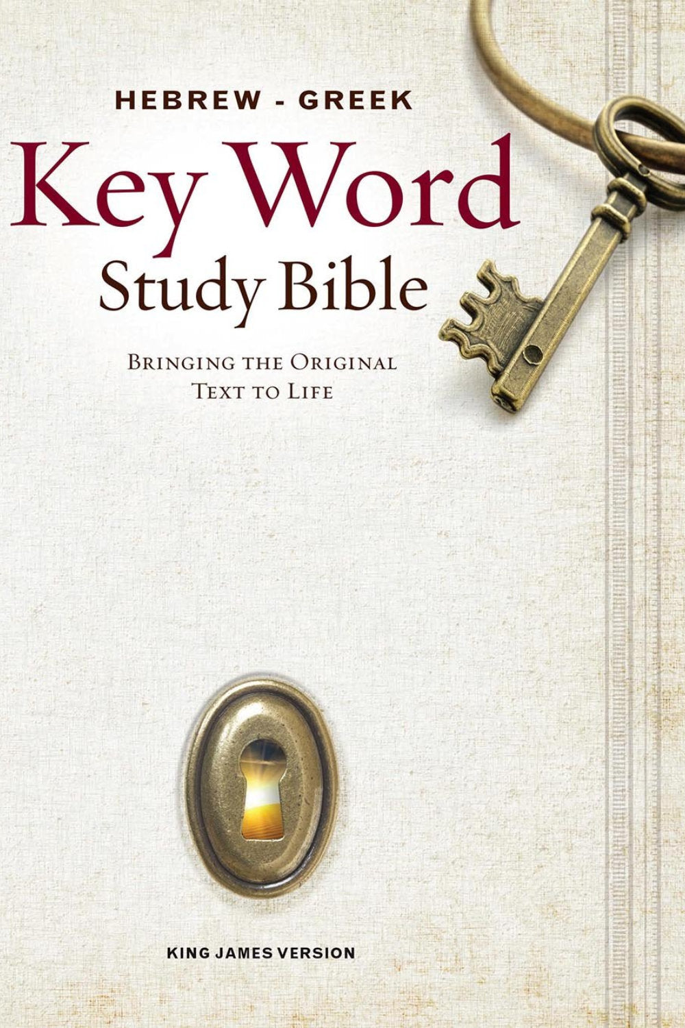 KJV Hebrew Greek Key Word Study Bible Hardback