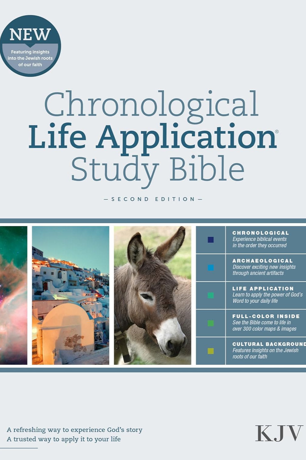 KJV Chronological Life Application Study Bible 2nd Edition Hardback