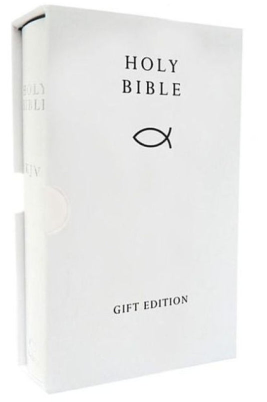 KJV Standard Gift White Bible