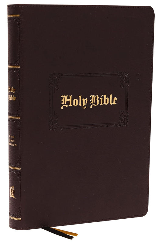 Brown KJV Large Print Center-Column Reference Bible