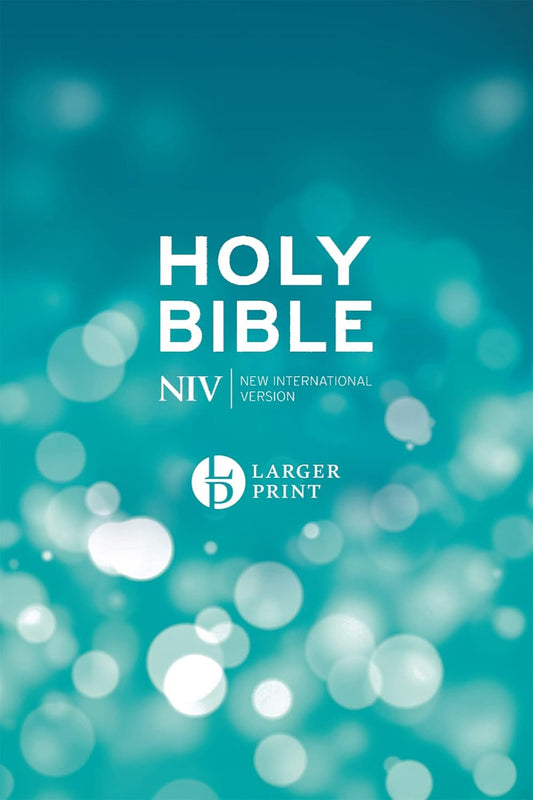 Blue NIV Larger Print Bible