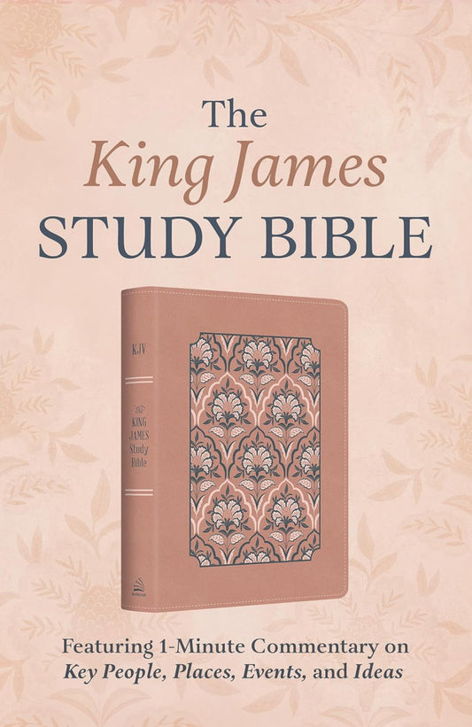 KJV Study Bible Featuring One Minute Commentary on Key  People, Places, Events and Ideas