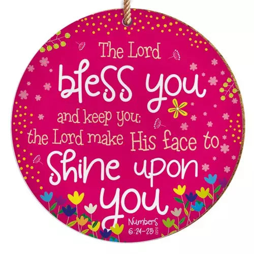 Hanging Ornament Lord Bless You Pink 131 - CD61