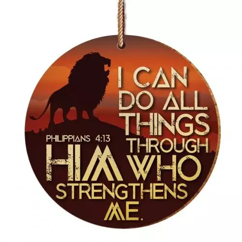 Hanging Ornament I Can Do All Things 131 - CD56