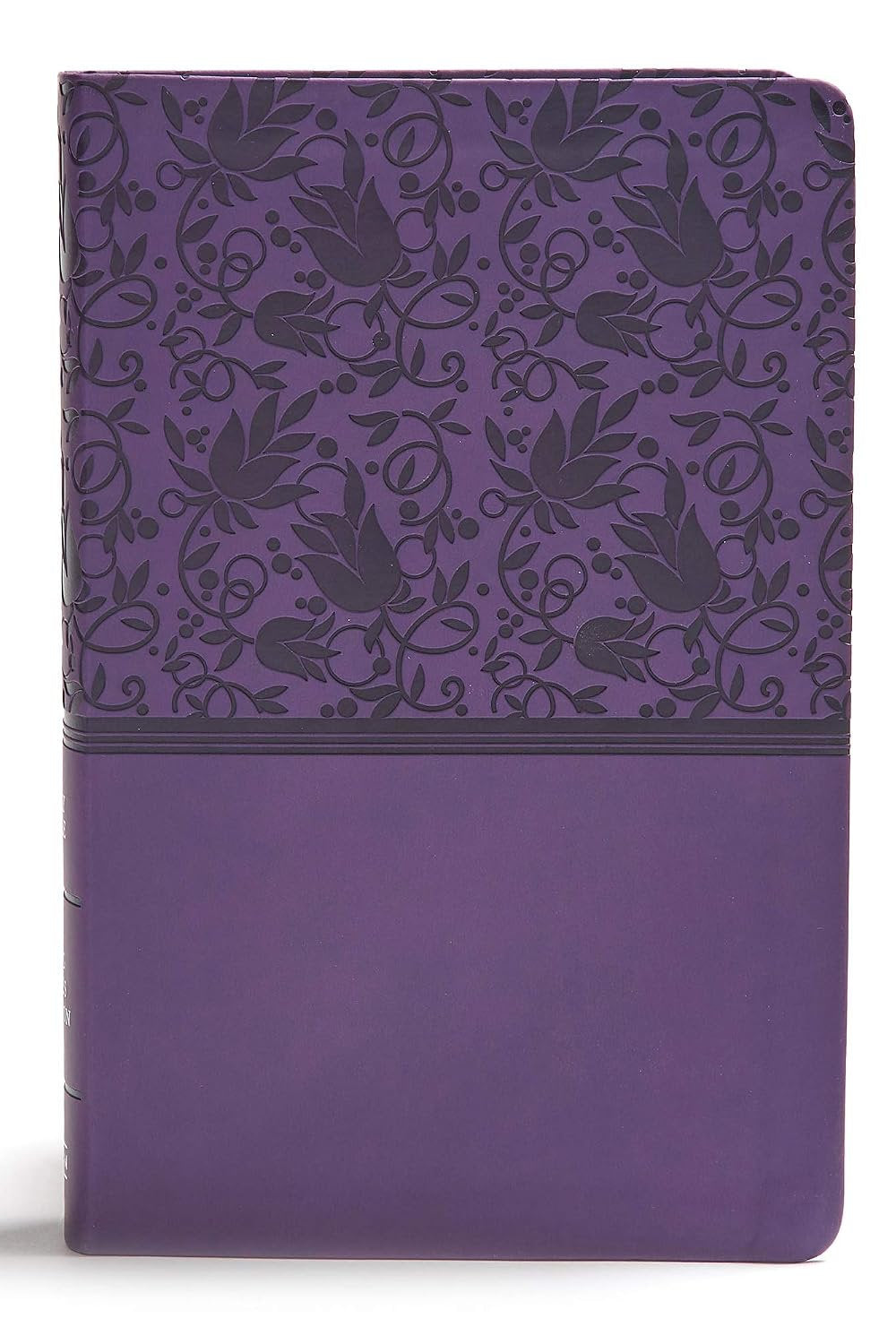 KJV Giant Print Reference Bible, Purple LeatherTouch