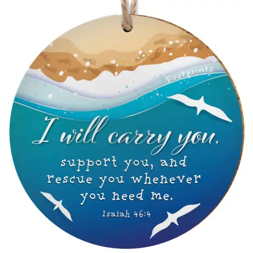 Hanging Ornament  Footprints  131 - CD71