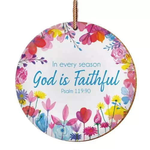 Hanging Ornament God Is Faithful 131 - CD54