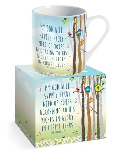 Mug & giftbox  God will supply  131 MG158