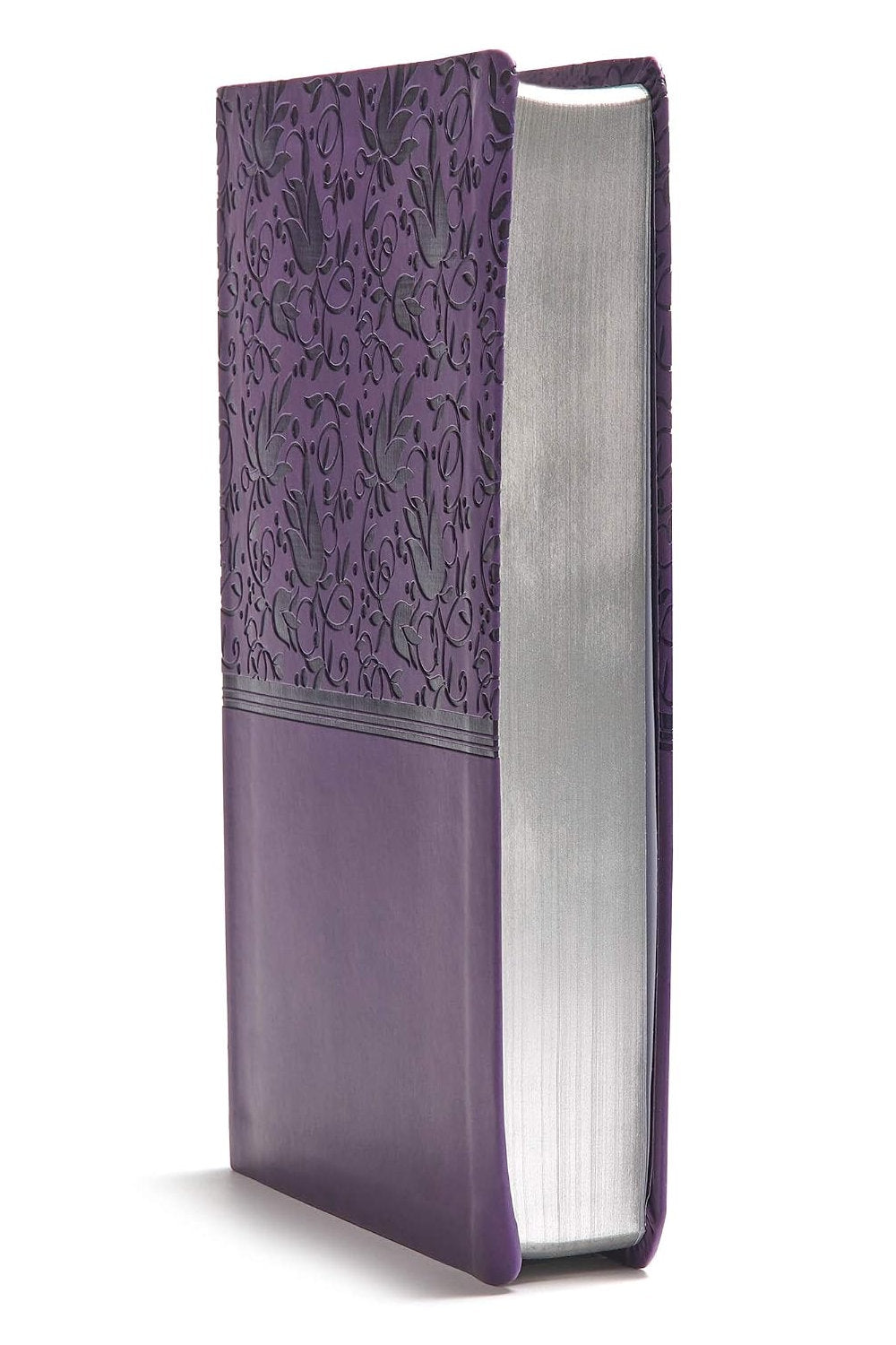 KJV Giant Print Reference Bible, Purple LeatherTouch