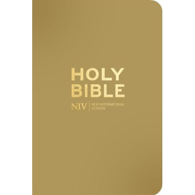 NIV Pocket Latte With Gold Zip