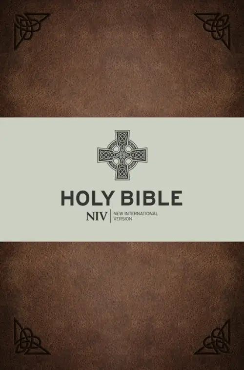 NIV Celtic Bible Brown Soft Tone