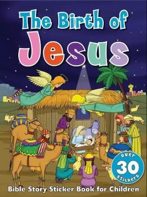 Birth of Jesus Sticker Book for Children