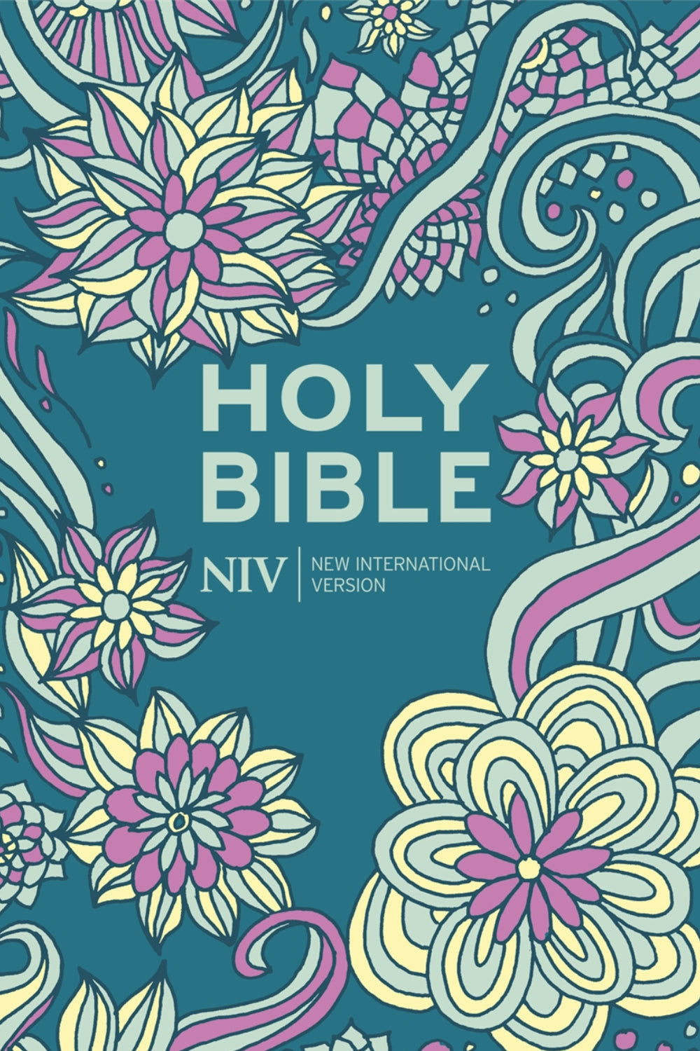 NIV Pocket Floral Hardback Bible