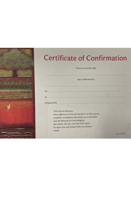 Confirmation Certificate - Trees - Pack of 10