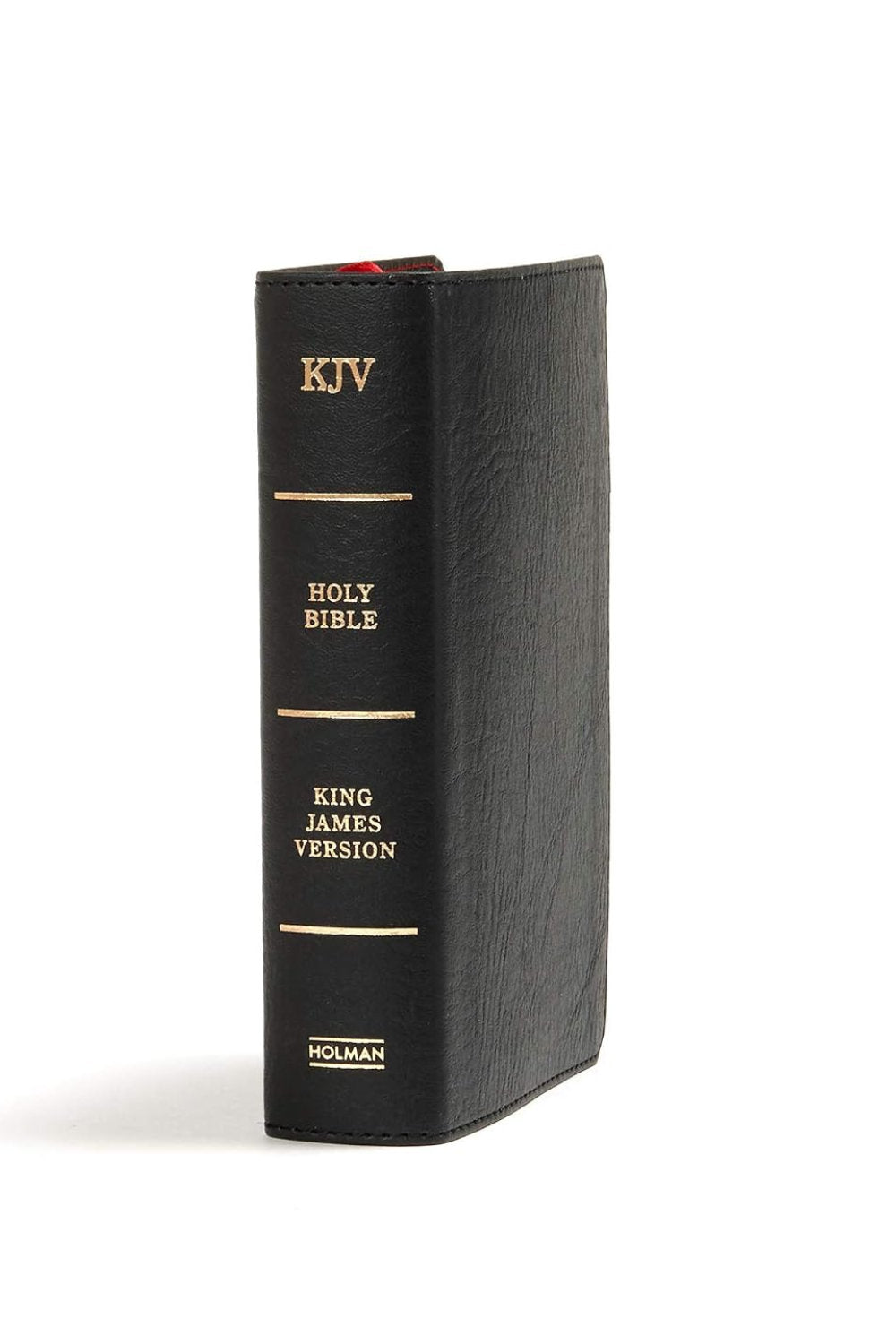 KJV Large Print Compact Reference Bible, Black LeatherTouch