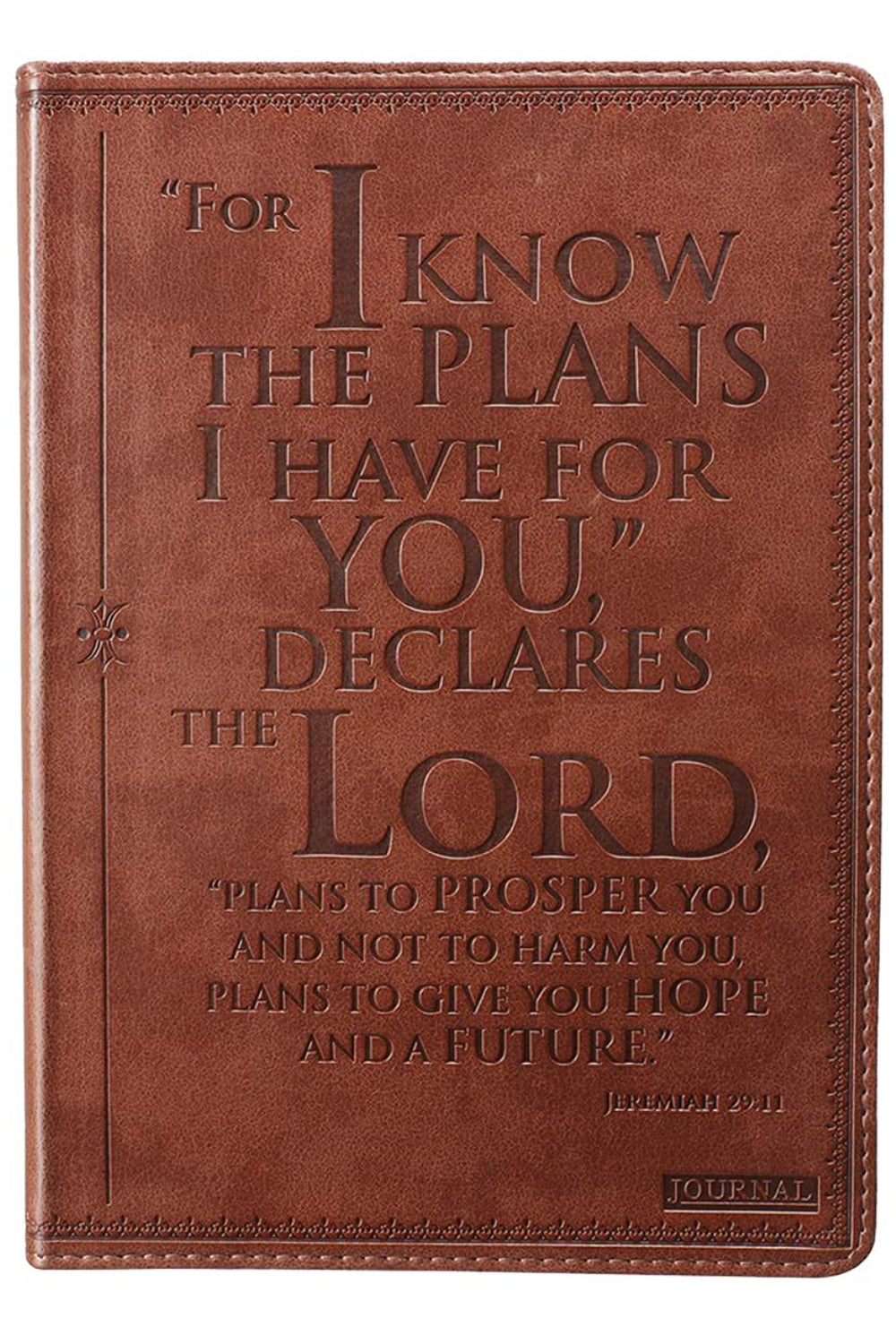 Journal  Jeremiah 29:11 - Brown Flexicover  151  100175