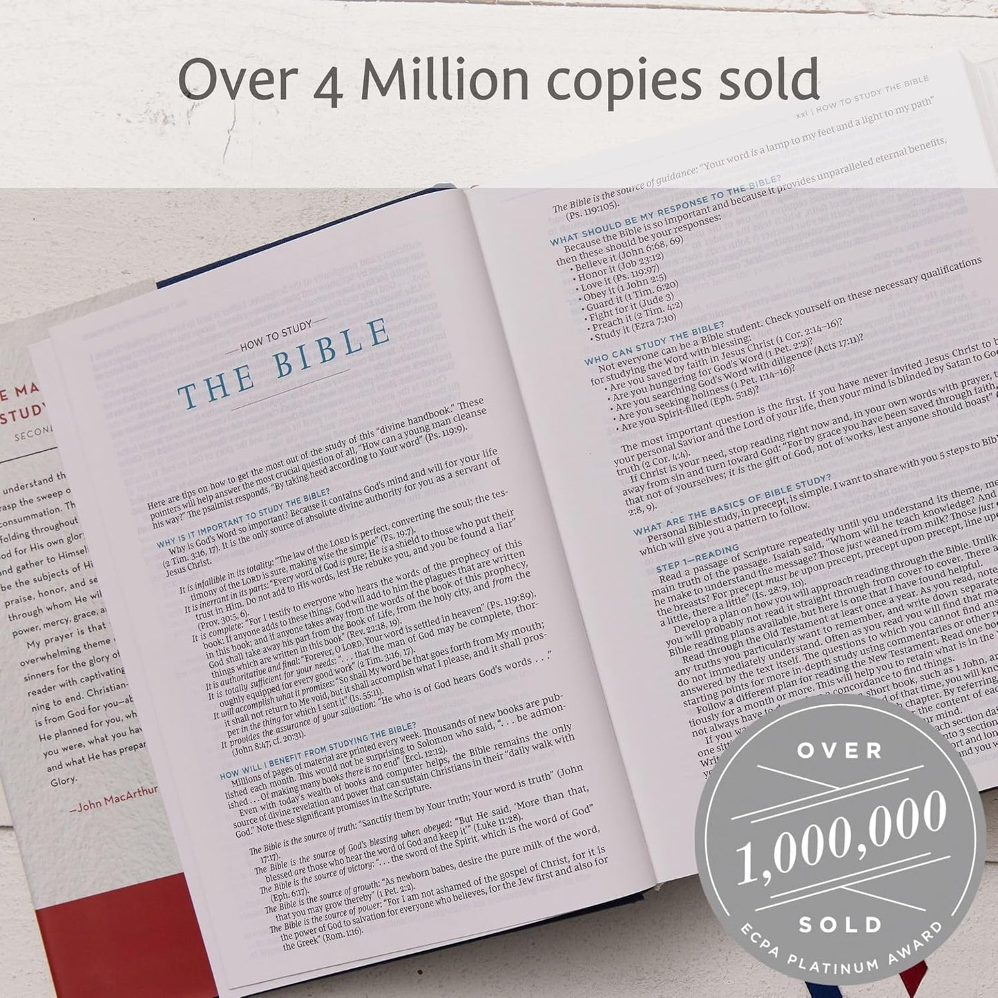 NKJV, MacArthur Study Bible, 2nd Edition, Cloth over Board, Blue, Comfort Print