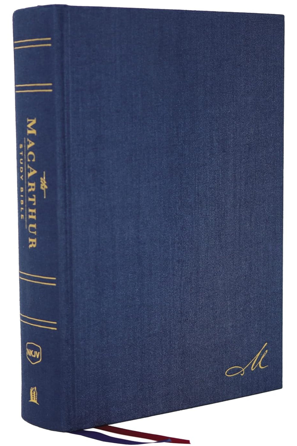 NKJV, MacArthur Study Bible, 2nd Edition, Cloth over Board, Blue, Comfort Print