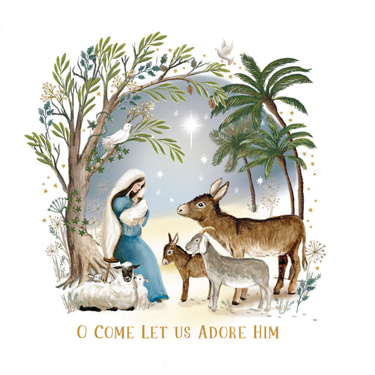 Christmas Cards  Tearfund  O Come Let Us  143 TF243