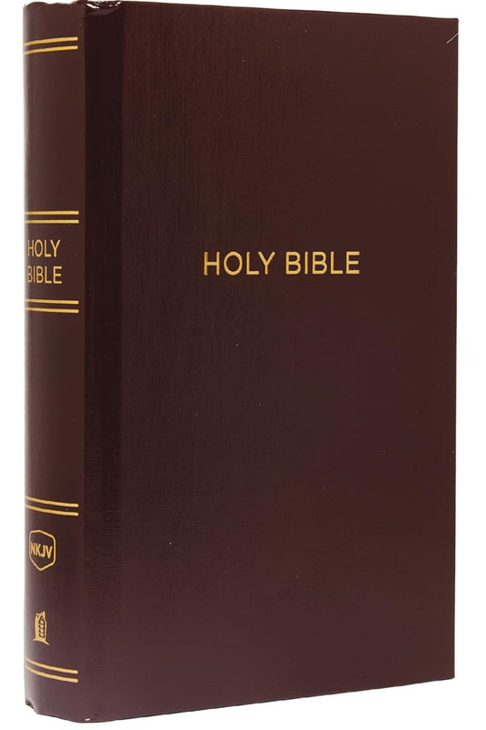 NKJV Pew Bible Burgundy Large Print