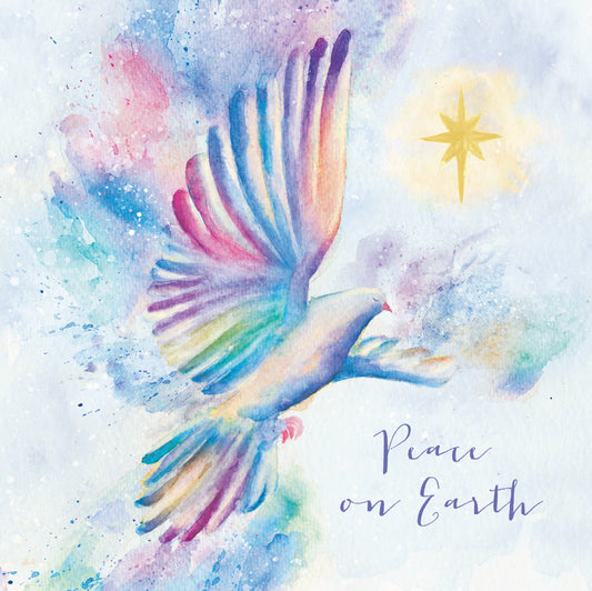 Christmas Cards  Tearfund  Watercolour  Dove  143 TF247